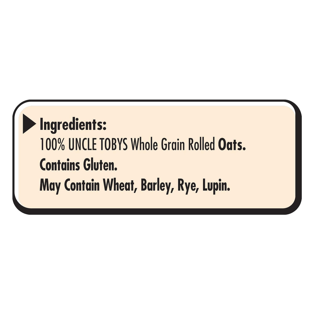 Uncle Tobys Rolled Oats Quick Porridge 500g