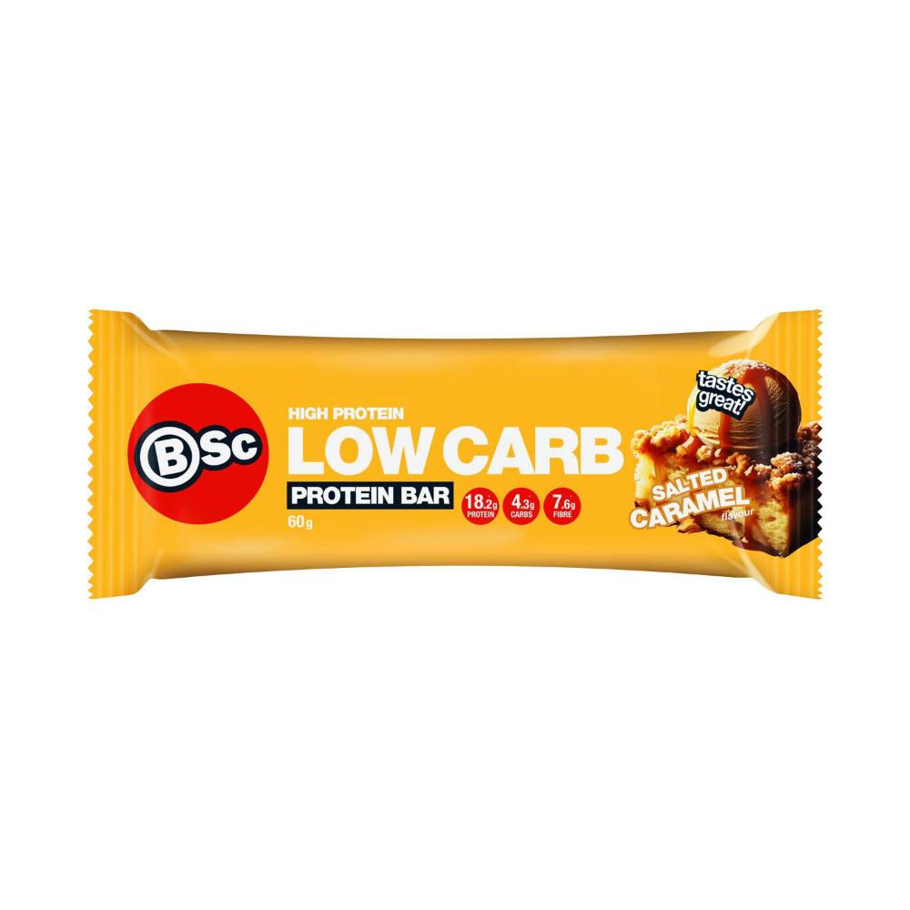 BSc High Protein Low Carb Bar Salted Caramel - 60g