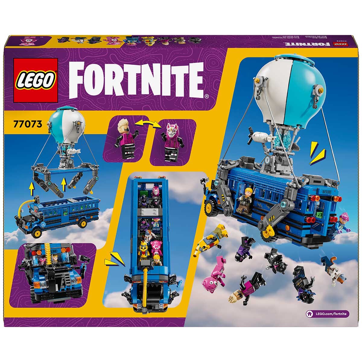 LEGO Fortnite Battle Bus 77073 Building Set 954 Pieces for Ages 10+
