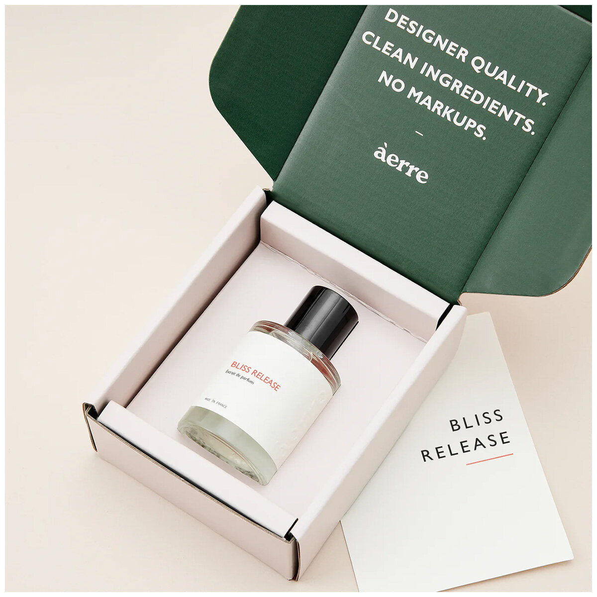 Àerre Bliss Release Eau De Parfum 50ml - Bold & Intoxicating Scent with Saffron, Jasmine, and Oakmoss