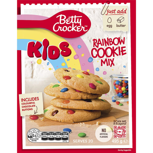 Betty Crocker Rainbow Cookie Mix Cookie Mix 495g