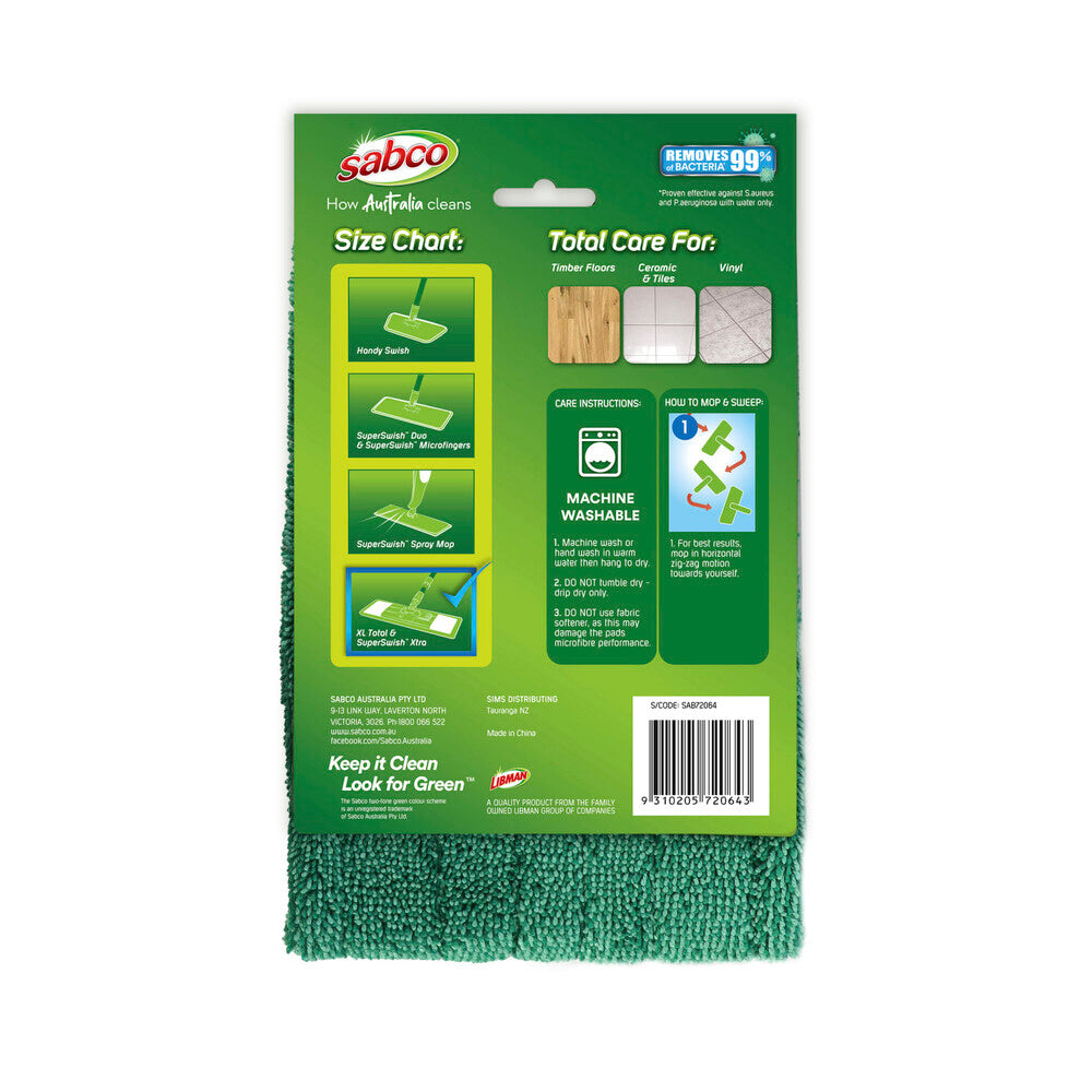 Sabco Super Swish Xtra Wet Refill - 1 each