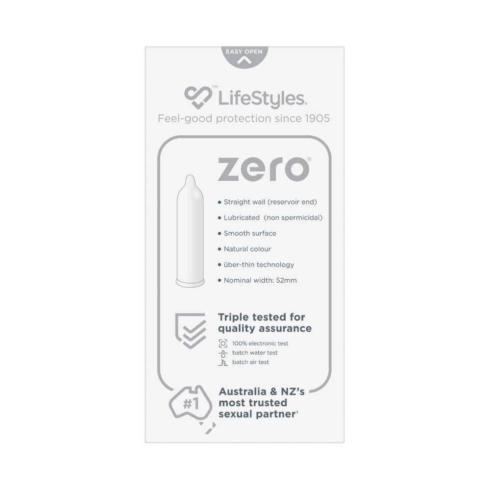 LifeStyles Uber Thin Zero Condoms - 10 pack