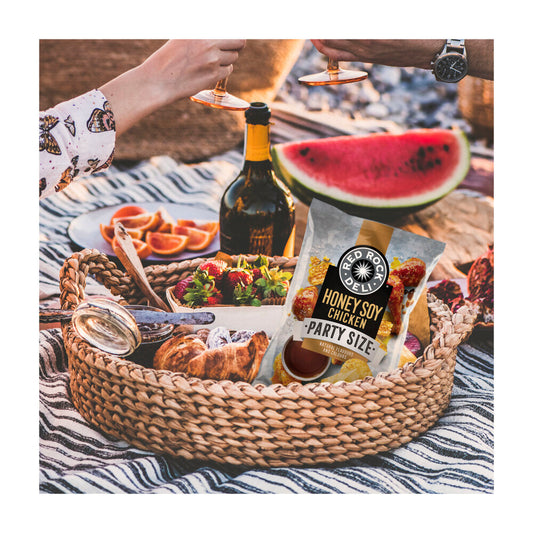 Red Rock Deli Potato Chips Party Bag Honey Soy & Chicken - 290g