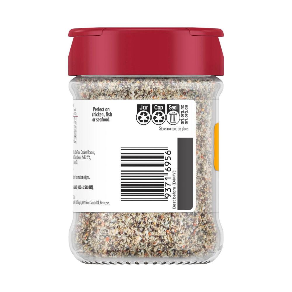 MasterFoods Lemon Pepper Seasoning - 170g