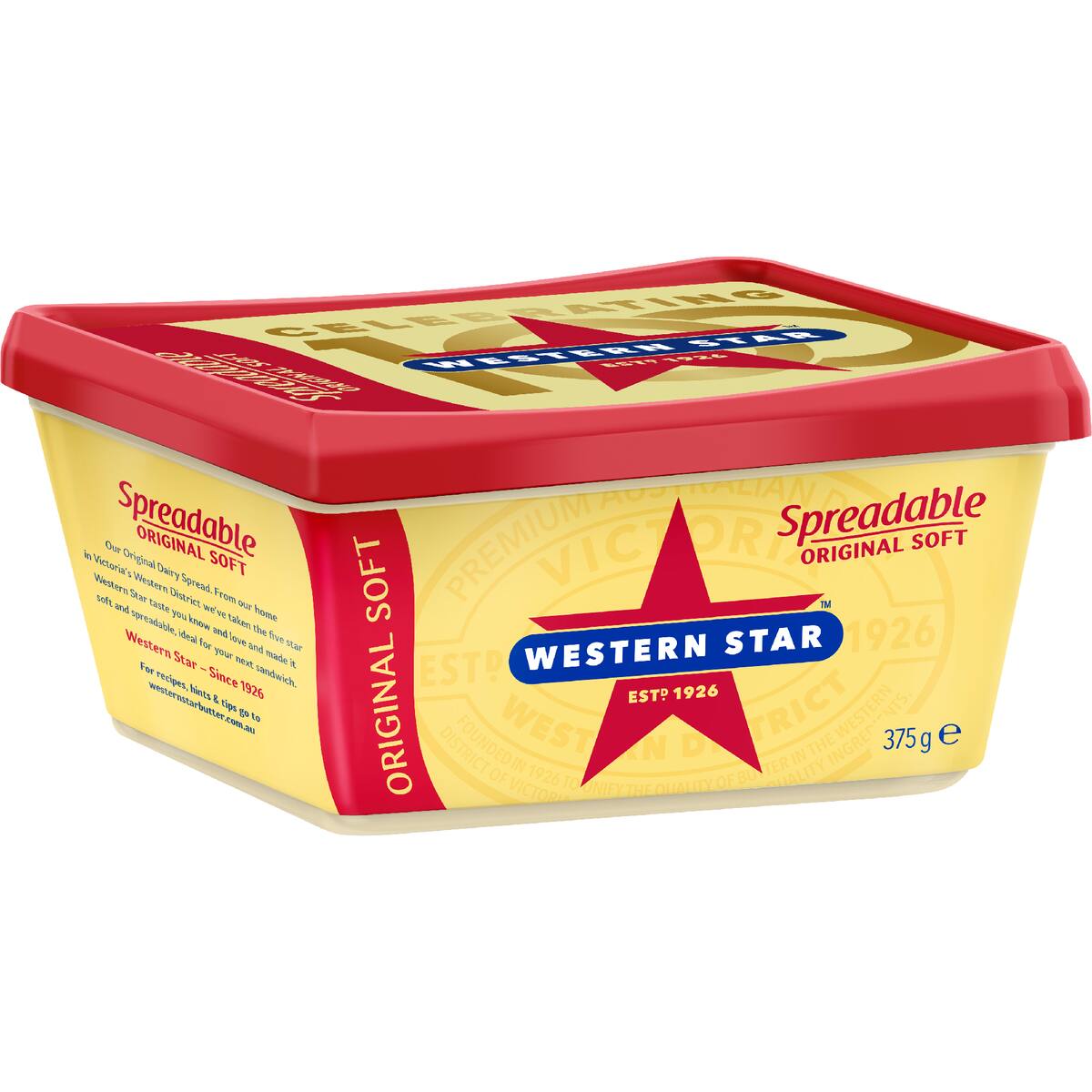 Western Star Original Spreadable Butter Blend Tub 375g