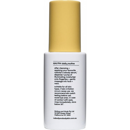 Nobody's Nobody Gold Illuminating Moisturiser 60ml