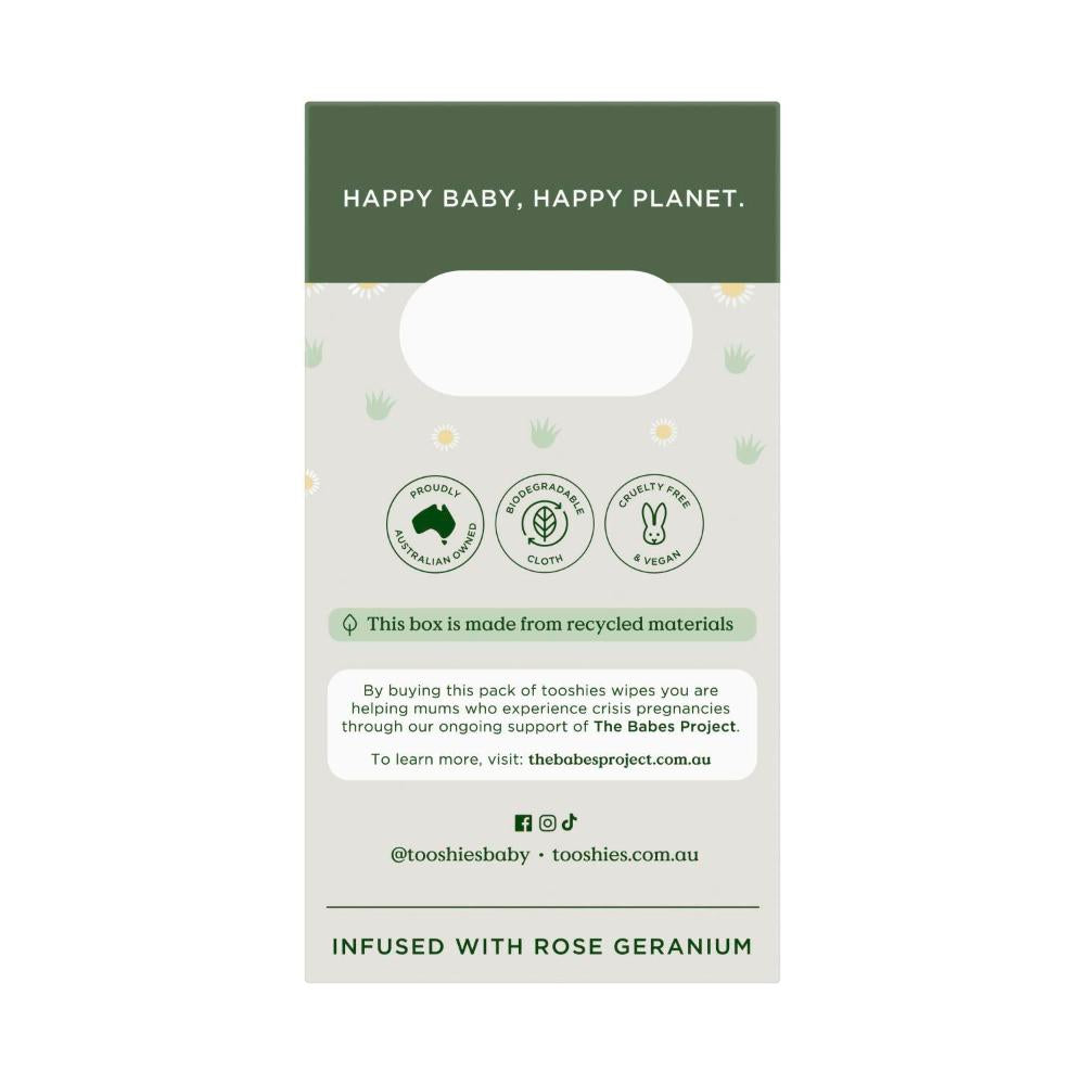 Tooshies Eco Wipes Aloe Vera & Chamomile - 280 pack