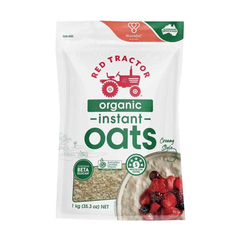 Red Tractor Organic Instant Oats - 1kg