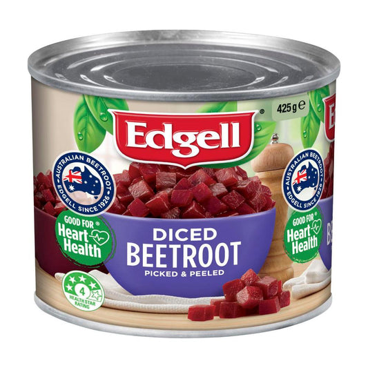 Edgell Australian Grown Diced Beetroot - 425g