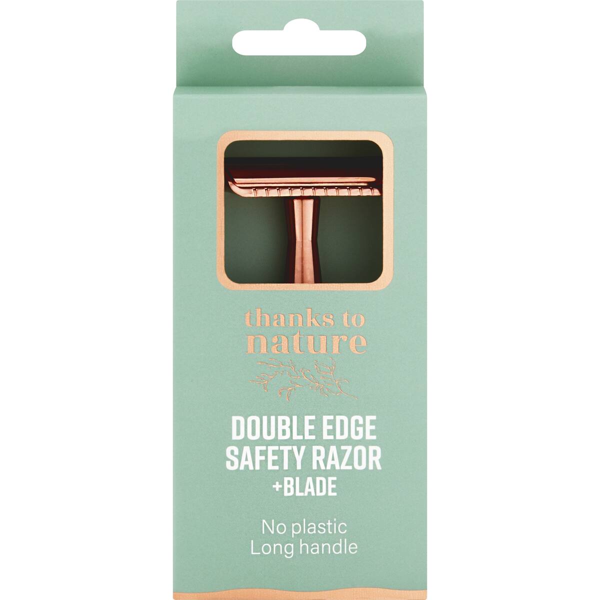 Thanks To Nature Double Edge Safety Razor & Blade Each