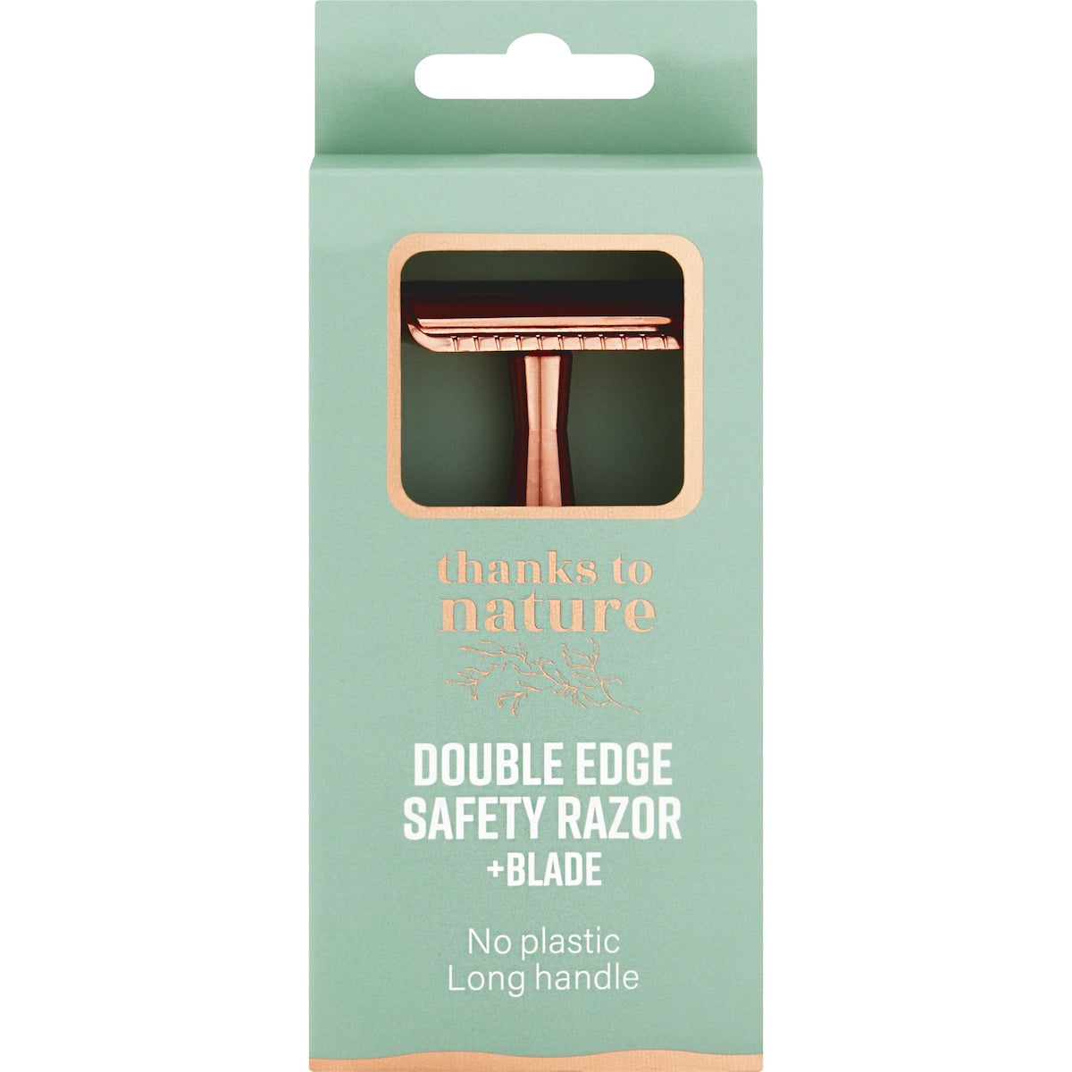 Thanks To Nature Double Edge Safety Razor & Blade each