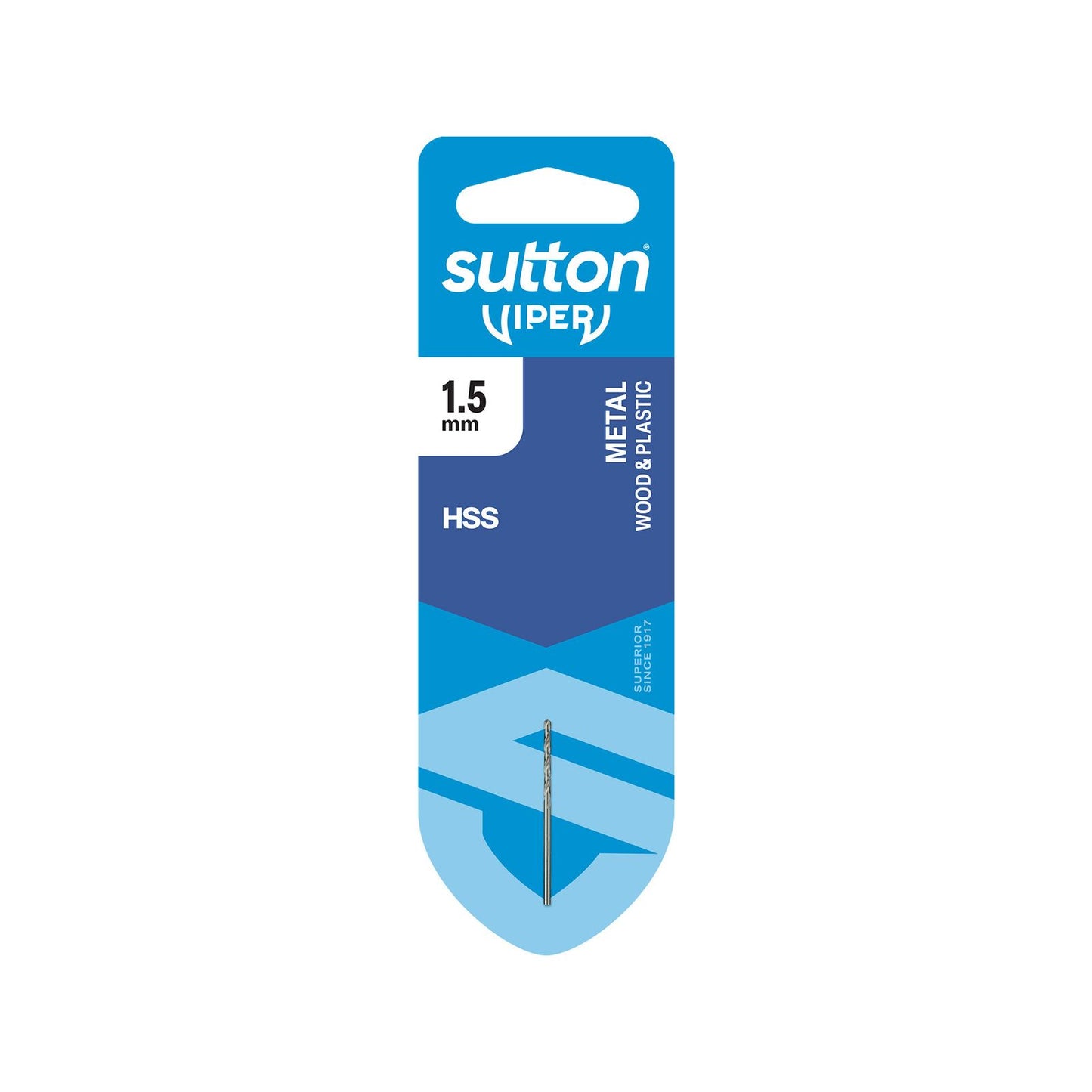 Sutton Tools Viper Jobber Drill Bit - 1.5mm