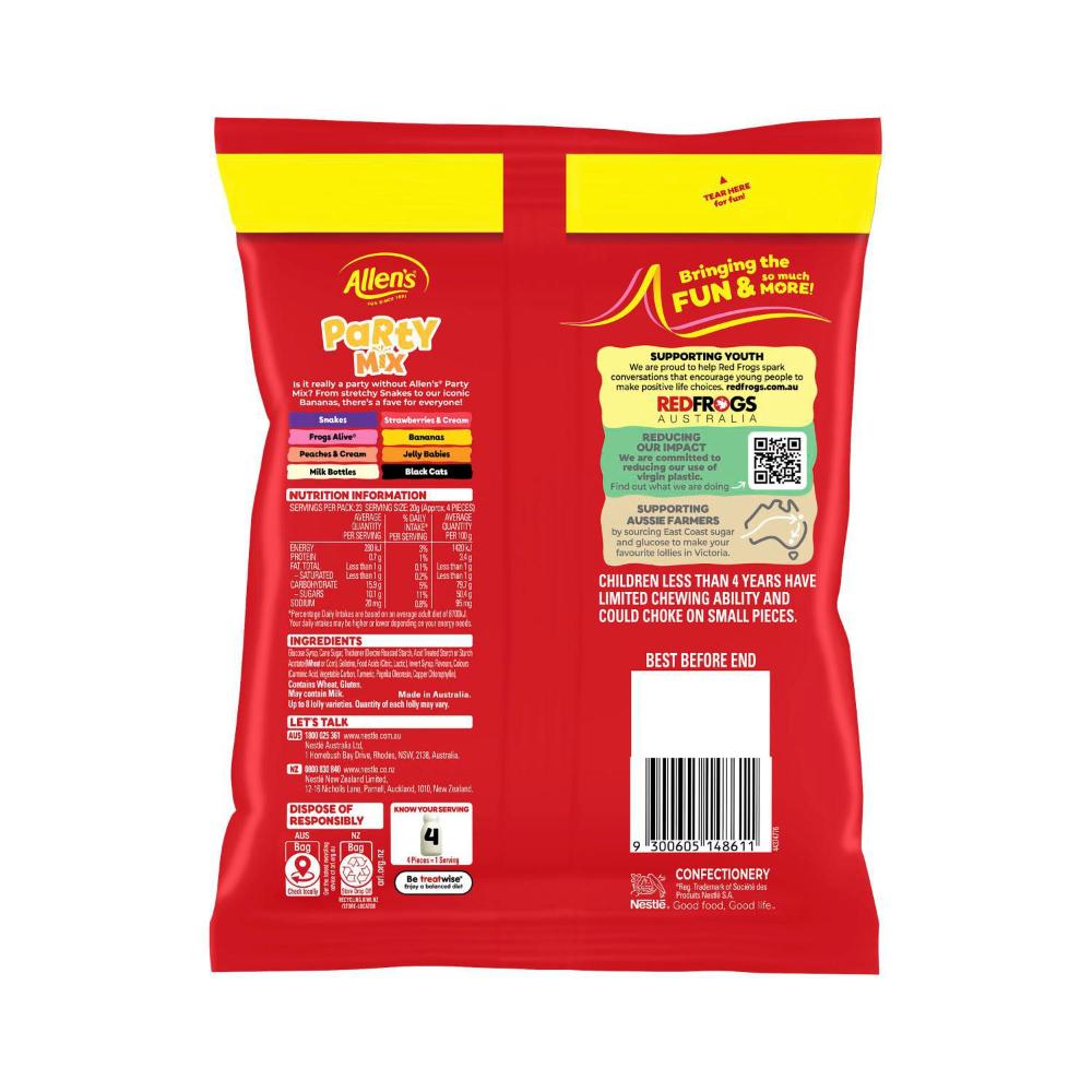 Allen's Lollies Large Value Bag Party Mix - 470g