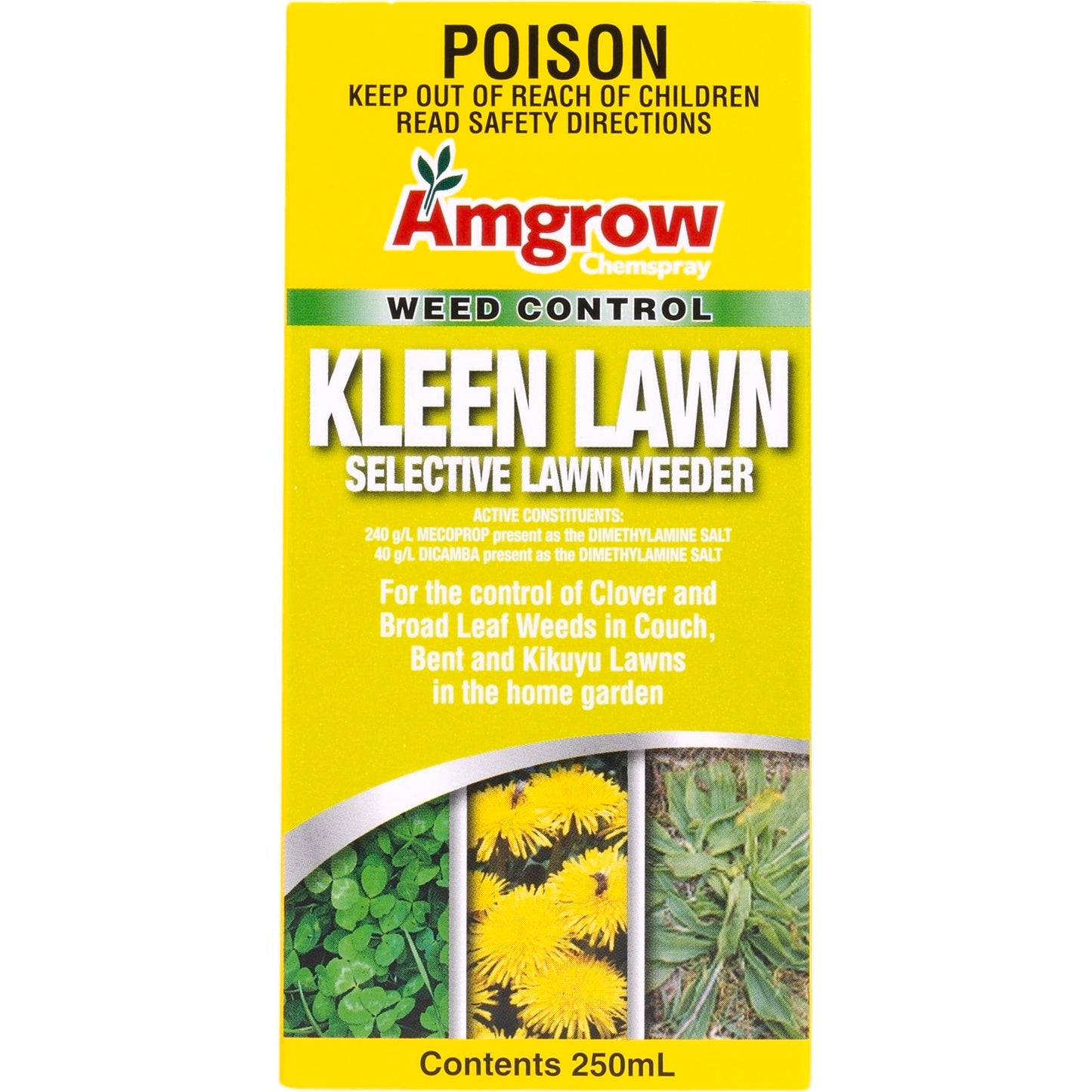 Amgrow Kleen Lawn Selective Herbicide - 250ml