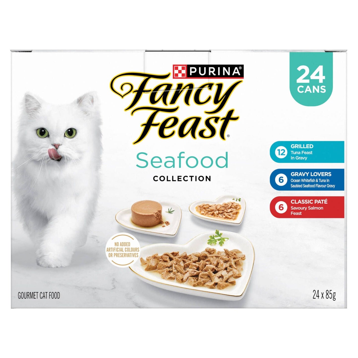 Fancy Feast Seafood Collection Wet Cat Food - 85g - 24 Pack