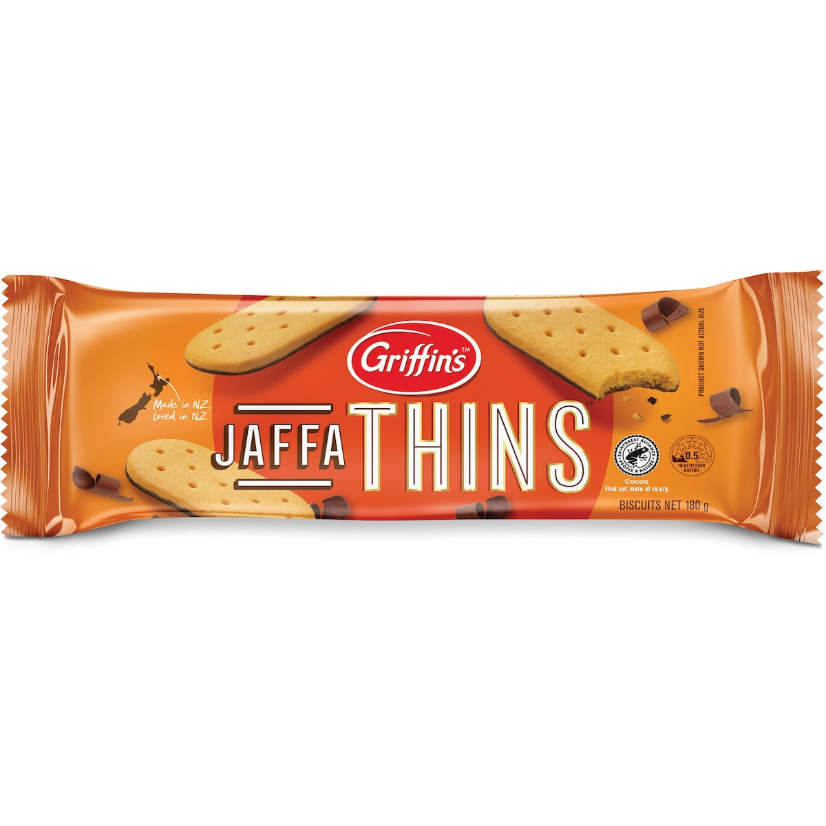 Griffin's Jaffa Thins Biscuits 180g