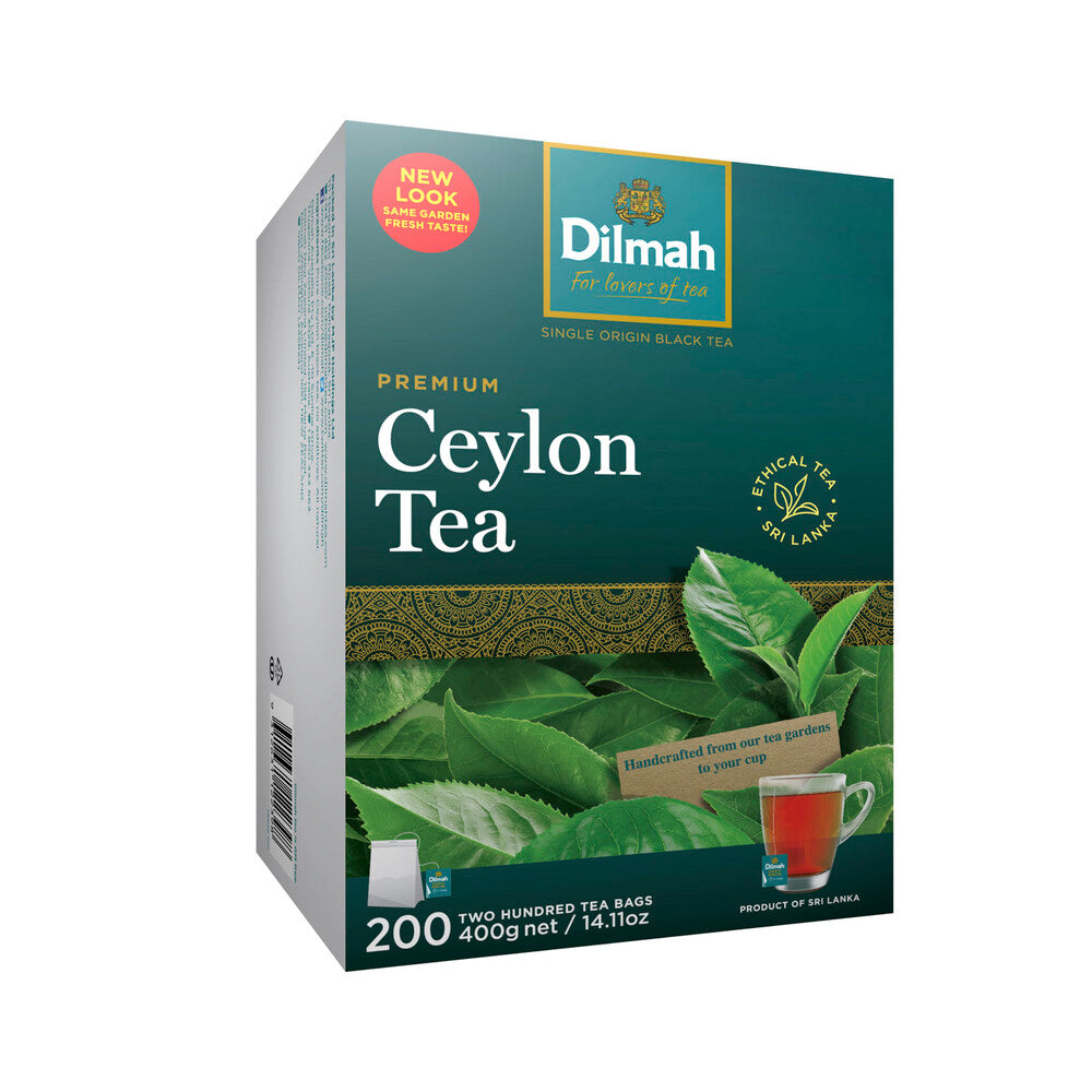 Dilmah Premium Pure Ceylon Tea Bags 200 Pack - 400g