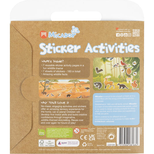 Micador Jr. Sticker Activities Book each