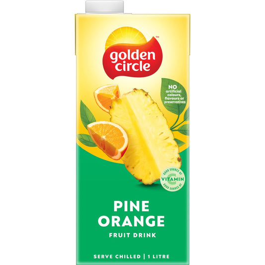 Golden Circle Drinks Pine Orange Fruit Drink 1l