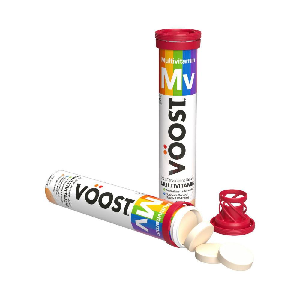 Voost Multivitamin + Minerals Orange 20 Effervescent Tablets - 1 Pack