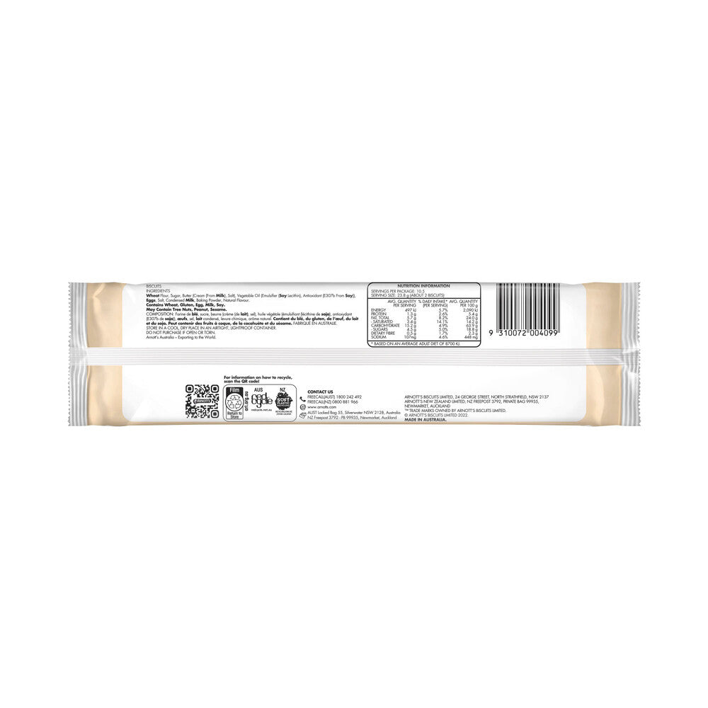 Arnott's Arno Shortbread Biscuits - 250g