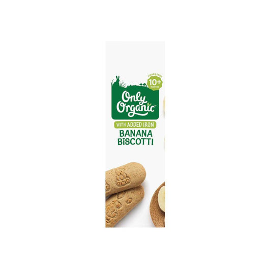 Only Organic Banana Biscotti - 100g