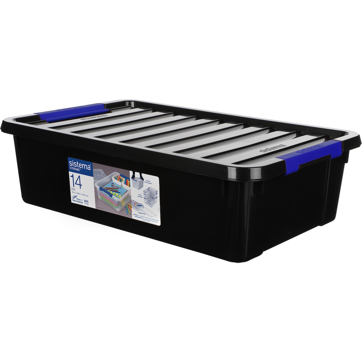 Sistema Storage Container With Lid 14l Assorted Each