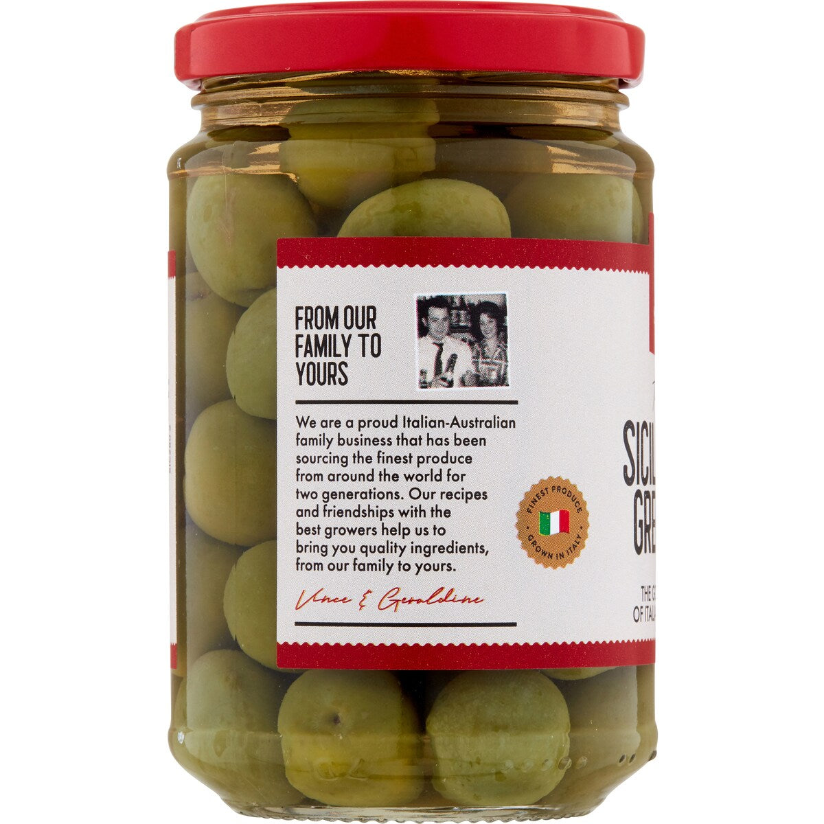 Sandhurst Olives Green Sicilian 280g
