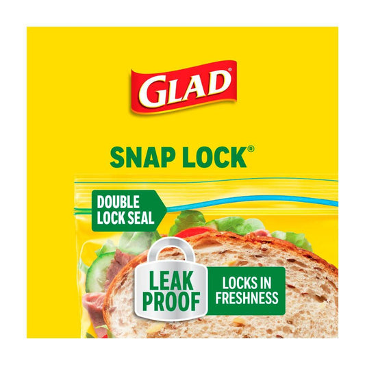 Glad Snap Lock Sandwich Bags - 50 pack
