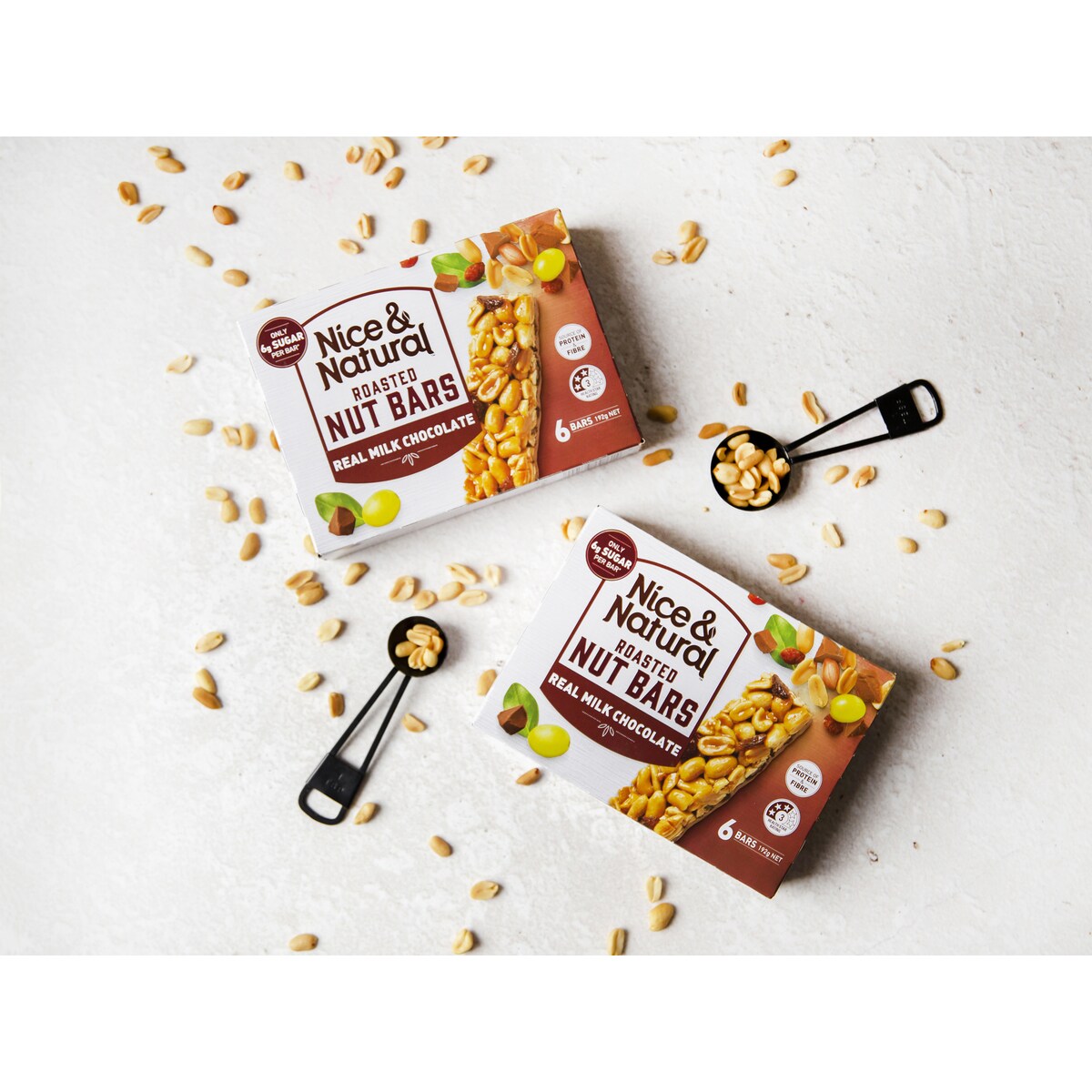 Nice & Natural Nut Bar Chocolate 6 Pack