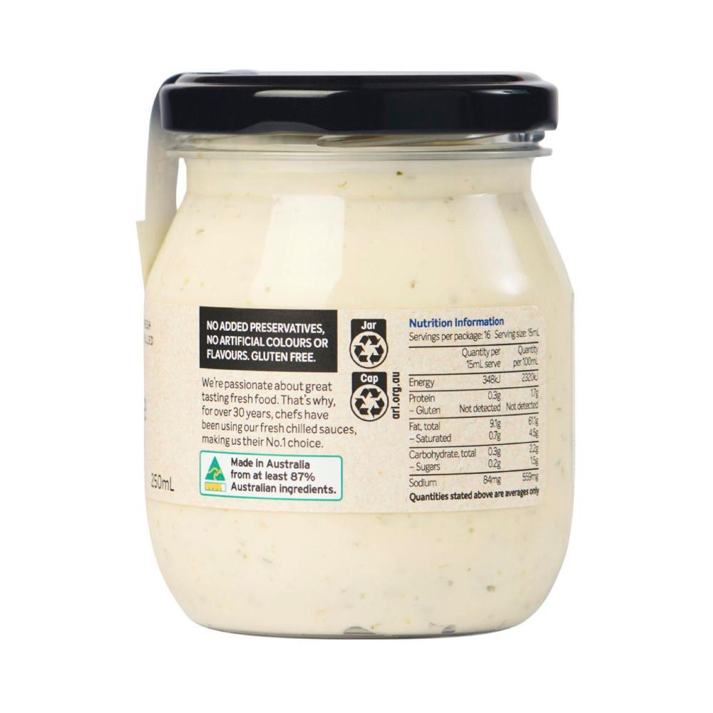 Birch & Waite Seafood Sauce Rich Tartare - 250mL