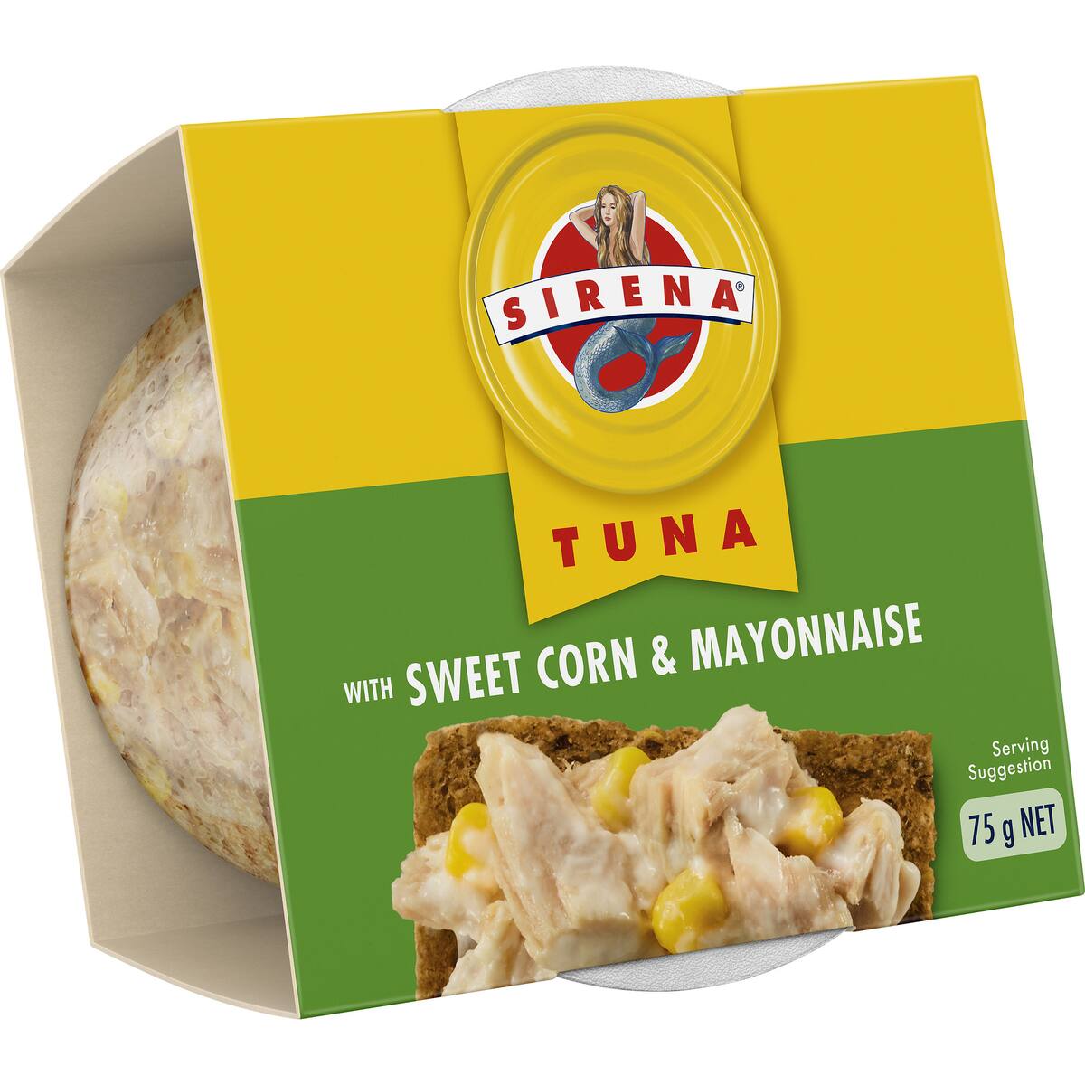 Sirena Snacking Tuna Mayo & Sweet Corn 75g