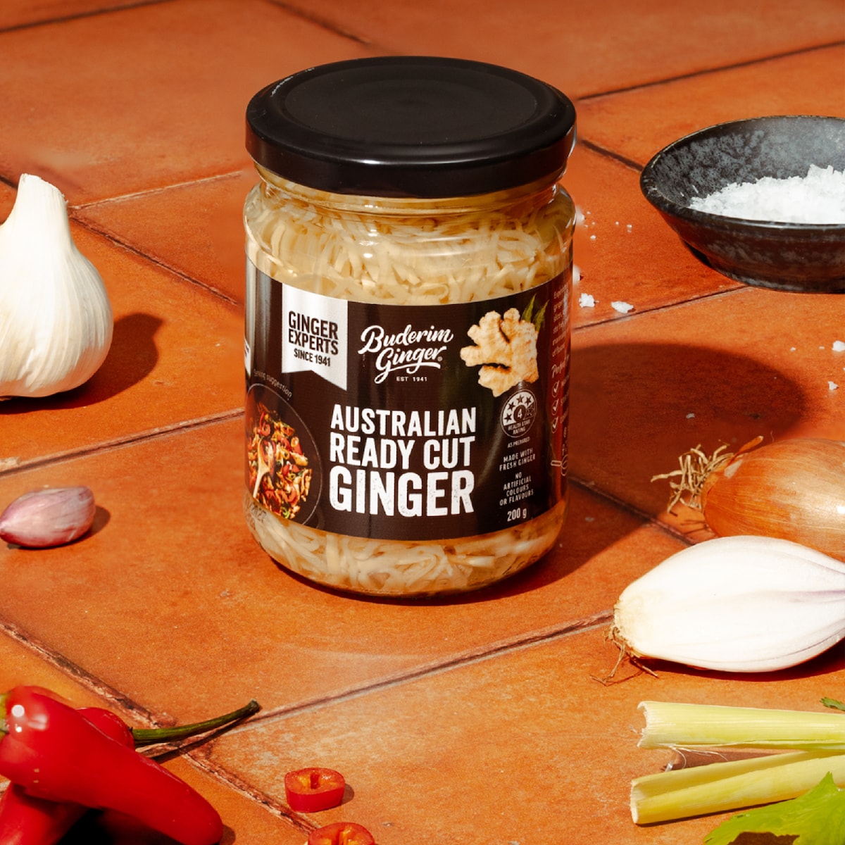 Buderim Ginger Australian Ready Cut 200g