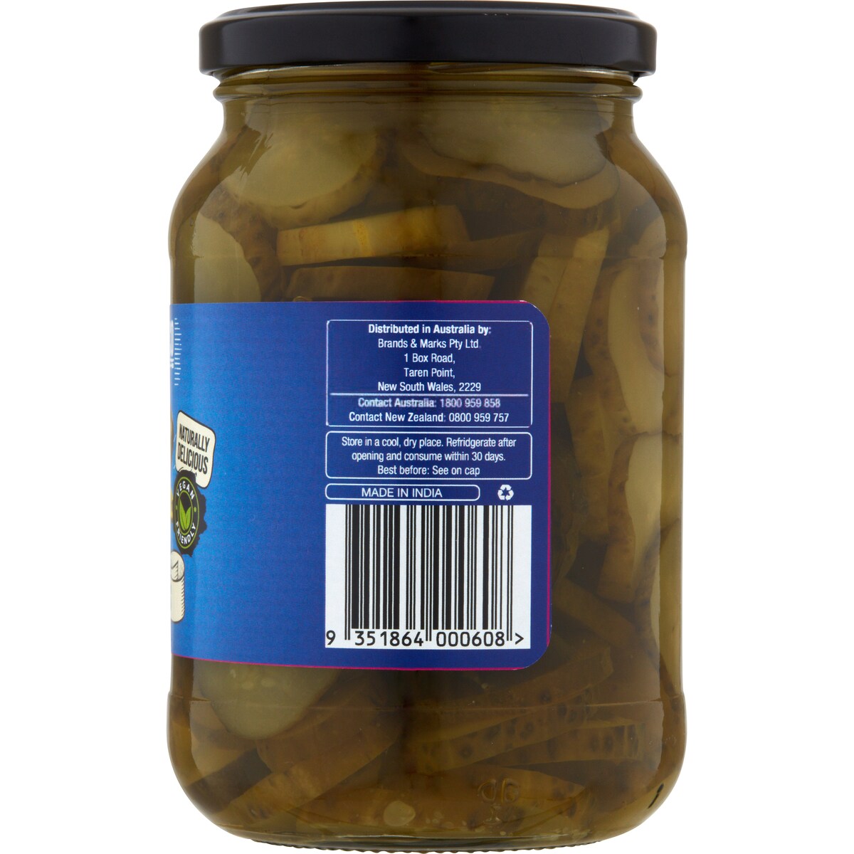 Bryne Co Burger Pickles 500g