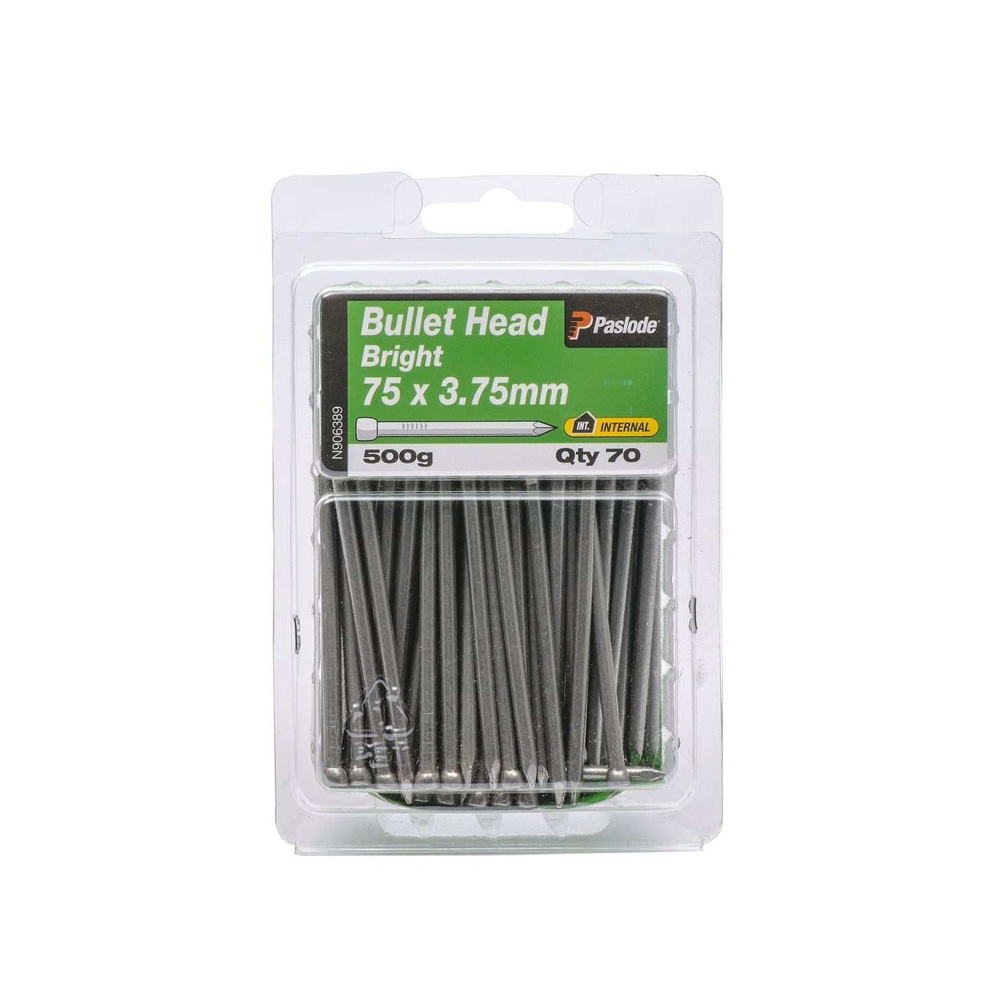 Paslode Bullet Head Nails - 75mm - 500g