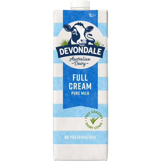 Devondale 100% Pure Full Cream Milk Long Life Uht Milk 1l