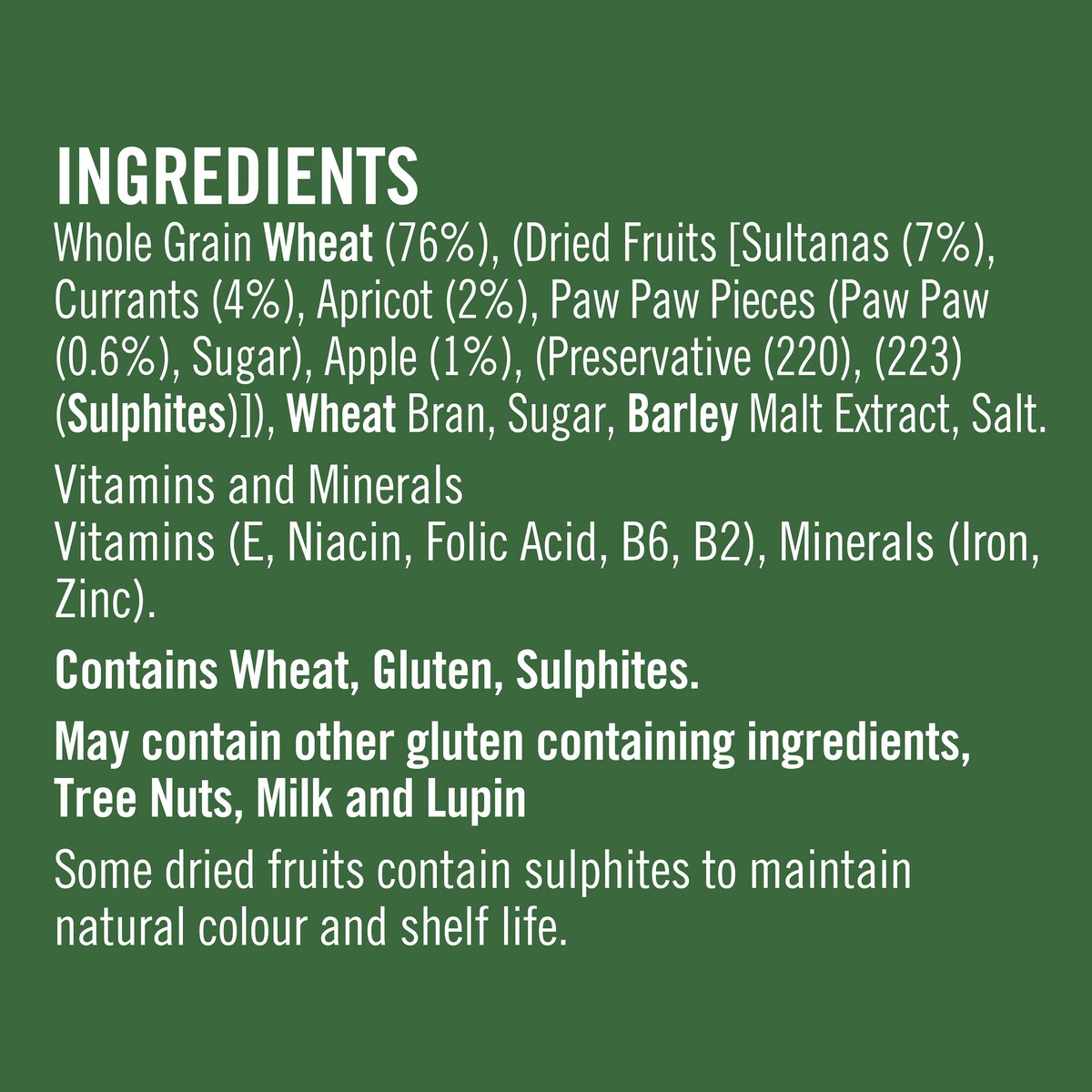 Morning Sun Naturual Style Muesli 97% Fat Free Breakfast Cereal 650g