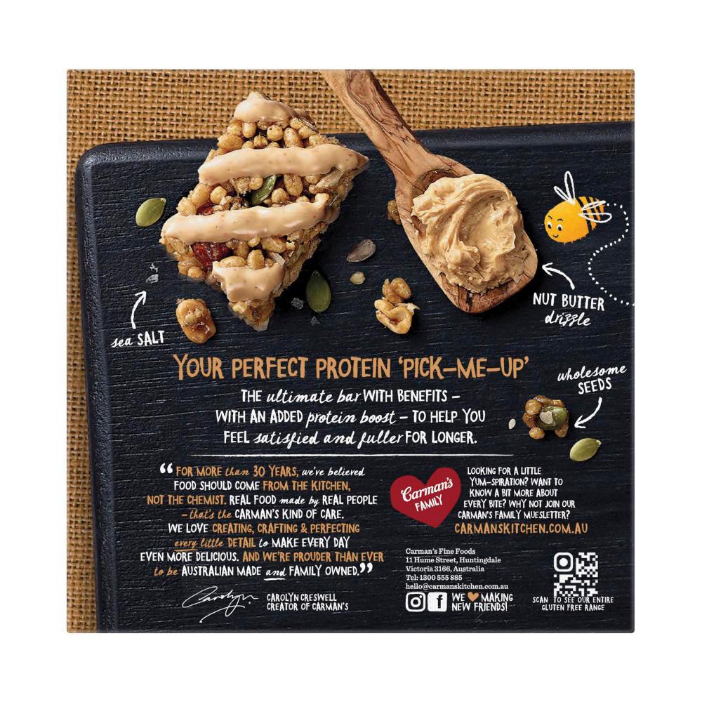 Carman's Protein Bars Salted Caramel Nut Butter 5 Pack - 200g