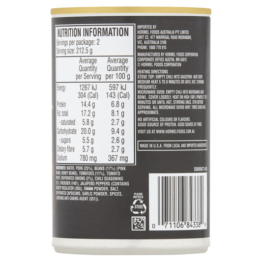 Stagg Chili assic Pork Chilli With Beans - 425g