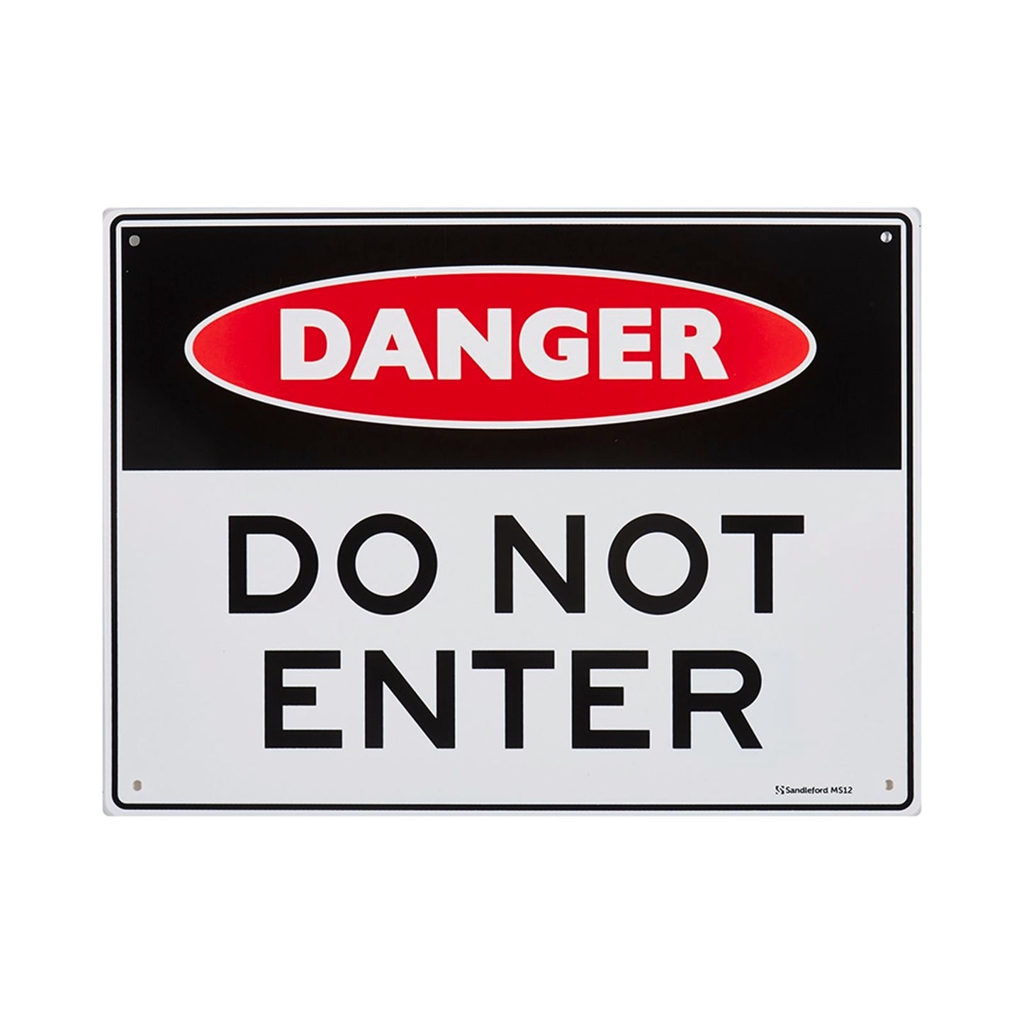 Sandleford Do Not Enter Sign - 300 x 225mm