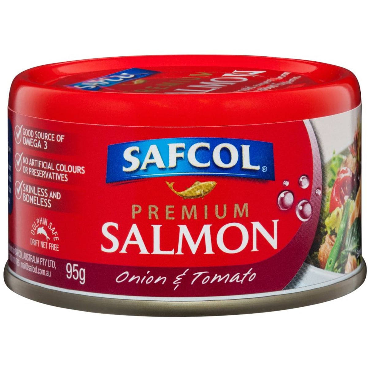 Safcol Salmon Tomato & Onion 95g