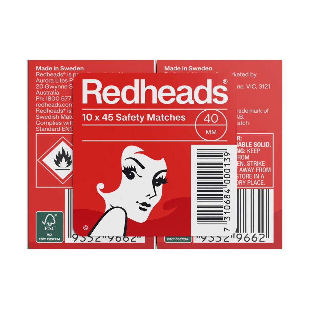 Redheads Shrink Wrapped Matches - 450 Pack