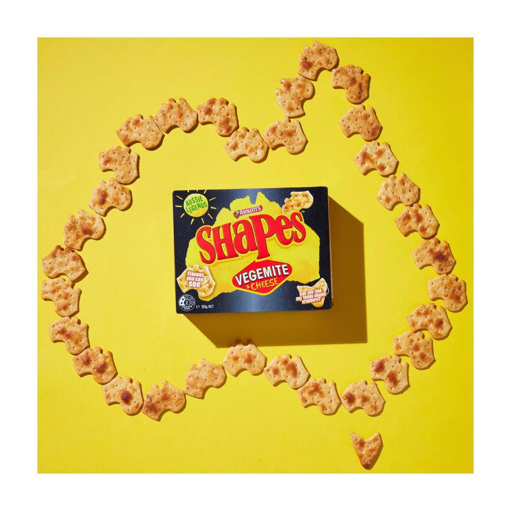 Arnott's Shapes Vegemite & Cheese - 165g