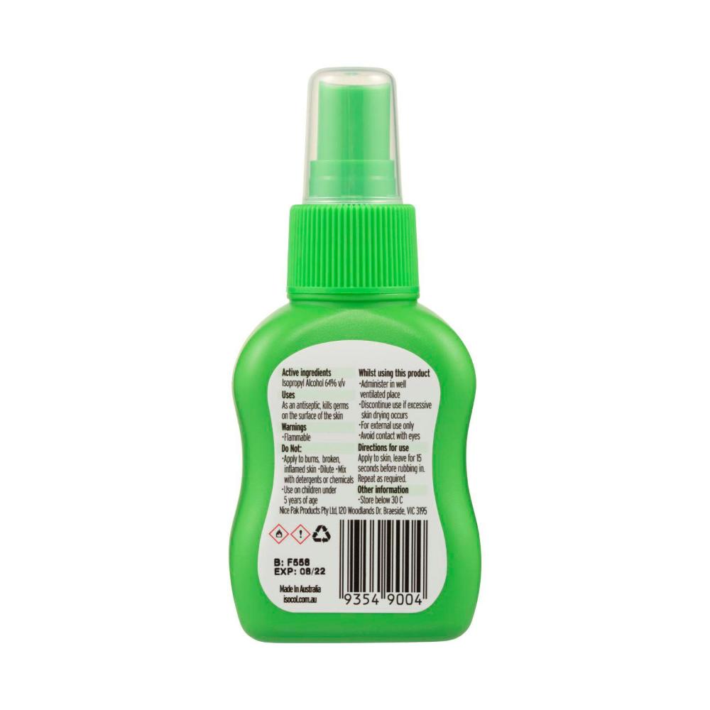 Isocol Multipurpose Rubbing Alcohol Antiseptic Spray - 75mL