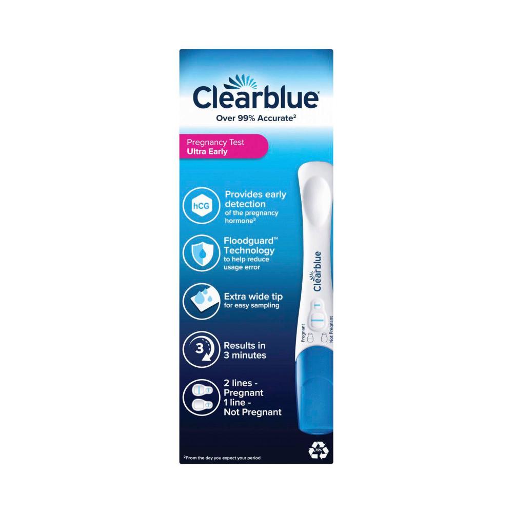 earblue Visual Early Detection Pregnancy Test Kit - 3 pack