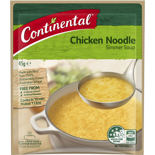 Continental Classics Simmer Soup Chicken Noodle 45g