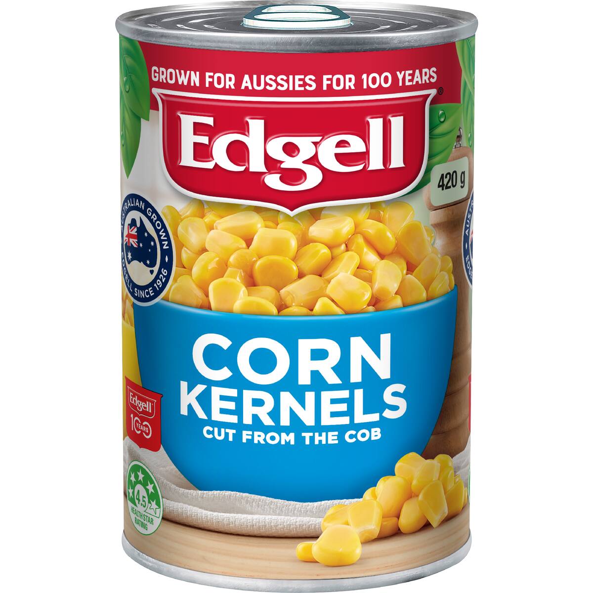 Edgell Sweet Corn Kernels Cut From The Cob 420g