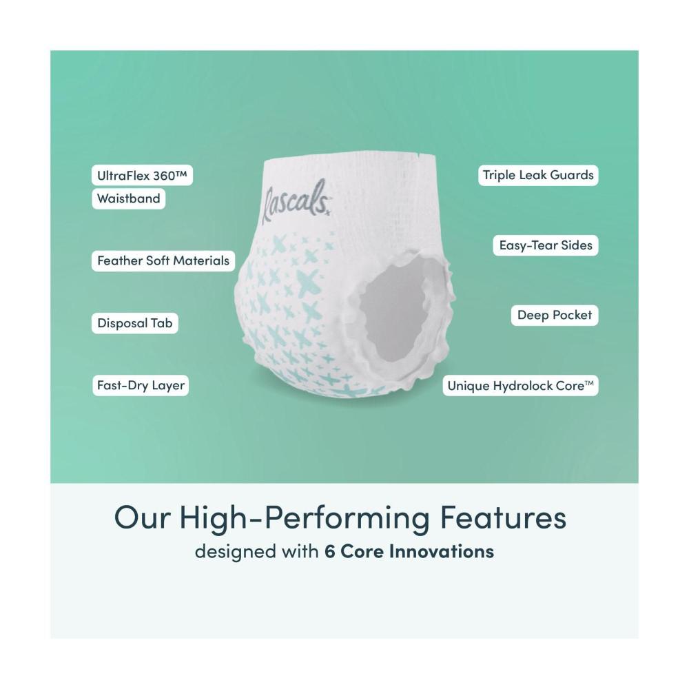 Rascals Premium Nappy Pants Size 5 (13-18kg) - 26 Pack