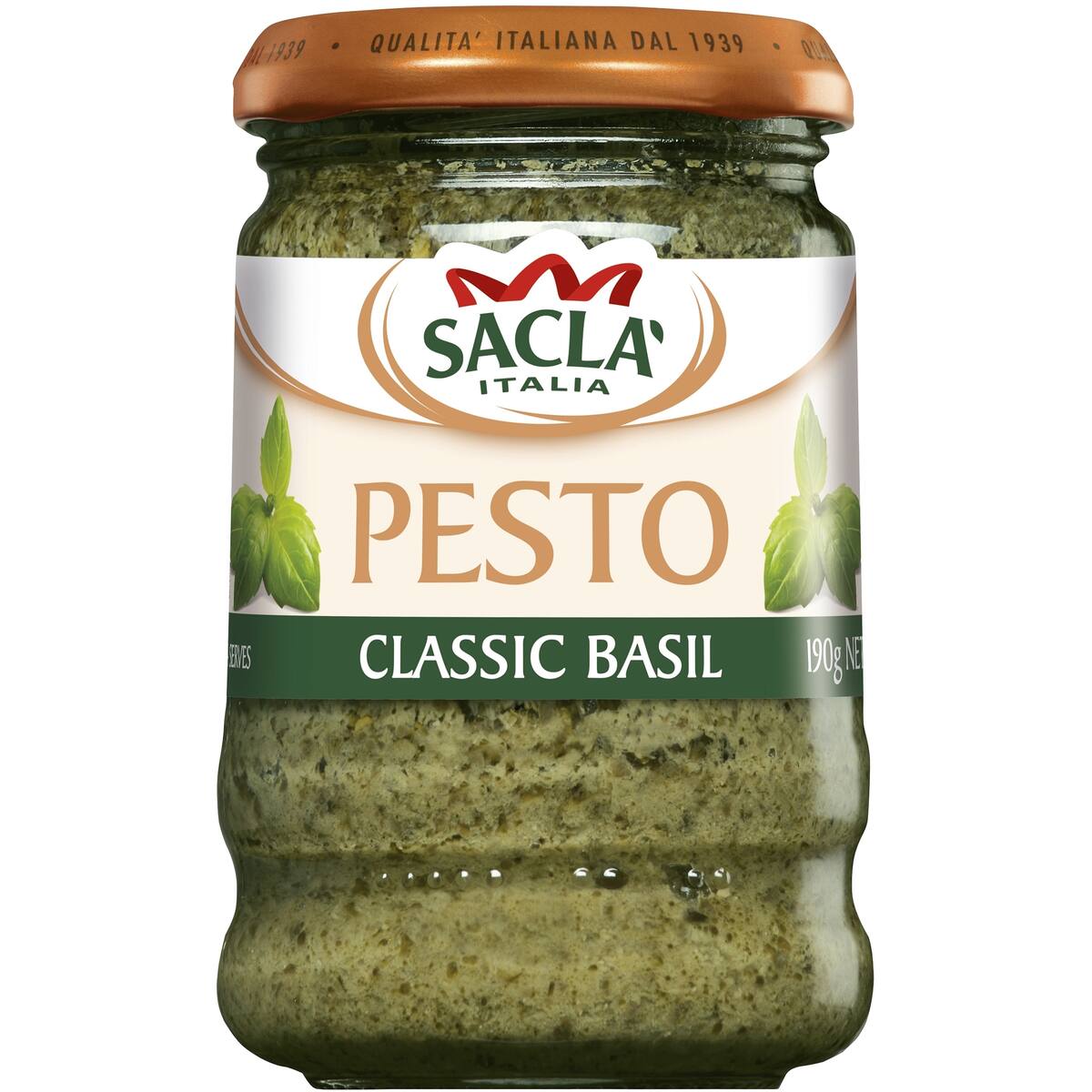 Sacla Classic Basil Pesto 190g